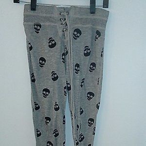 Skull sweat pants